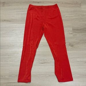 Women's Bold Red Leggings